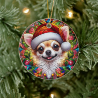 Cute Chihuahua Dog Christmas