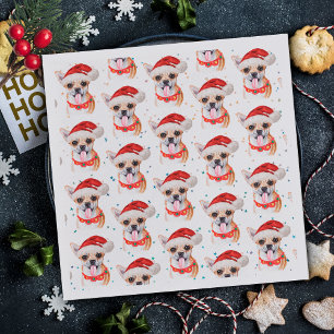 Cute Chihuahua Dog Christmas Pattern Napkin