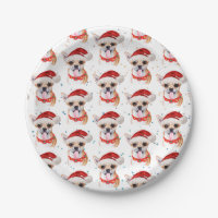 Cute Chihuahua Dog Christmas Pattern