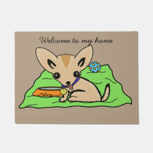 Cute chihuahua dog doormat