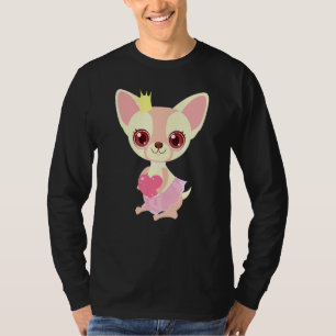 Cute Chihuahua Dog I Dog Love I Ladies Girls Dogs T-Shirt
