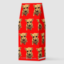 Cute Chihuahua Dog Red Personalised Roasted Coffee