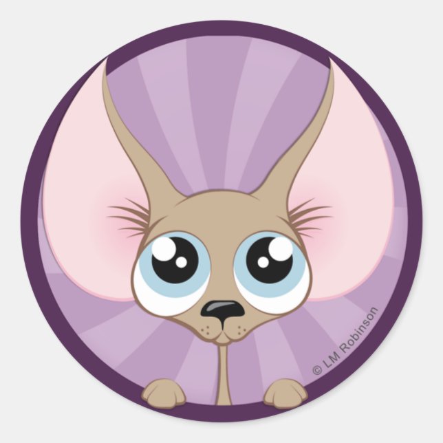 Cute Chihuahua Dog Sticker (Front)