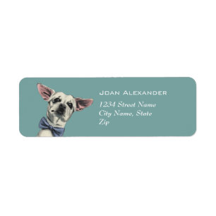 Cute Chihuahua Dog with Bow Tie Drawing