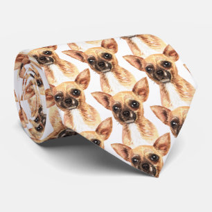 Cute Chihuahua Graphic Tie