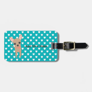 Cute Chihuahua Luggage Tag