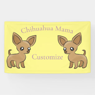 Cute Chihuahua Mama Art Thunder_Cove Banner