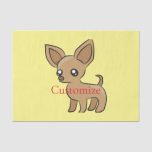 Cute Chihuahua Mama Art Thunder_Cove Tissue Paper