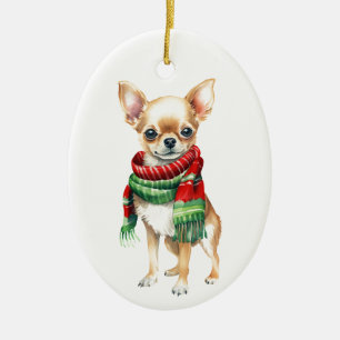 Cute Chihuahua Ornament – Small Dog Christmas Tree
