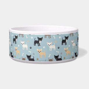 Cute Chihuahua Pattern Blue