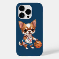 Cute Chihuahua Playing Basketball Dog Sports