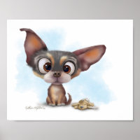 Cute Chihuahua Puppy Cartoon