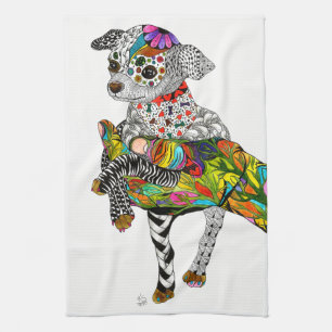 Cute Chihuahua Puppy Kitchen Towel