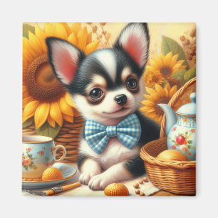 Cute Chihuahua Puppy Magnet
