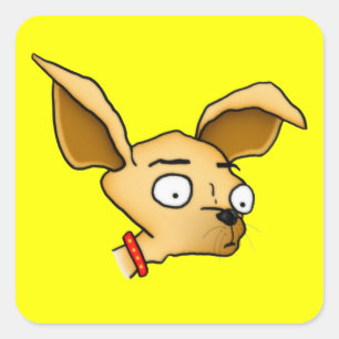 Cute Chihuahua Square Sticker