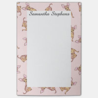 Cute Chihuahua Watercolor Painted Pink Brown