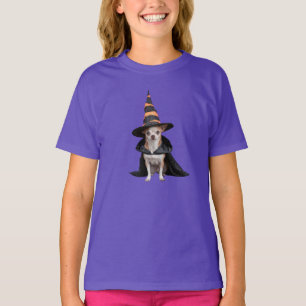 Cute Chihuahua Witch Kids' T-Shirt