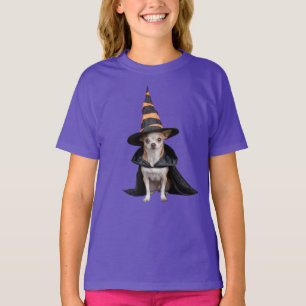 Cute Chihuahua Witch Kids' T-Shirt