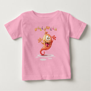 Cute Childish Halloween Monster Toddler  Baby T-Sh Baby T-Shirt