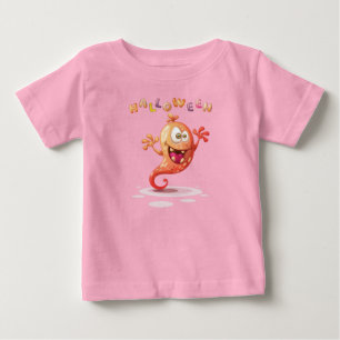 Cute Childish Halloween Monster Toddler Baby T-Sh T-Shirt