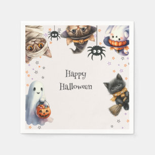 Cute Children Halloween Party Napkin