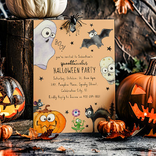 Cute Children's Fun Halloween Invitation
