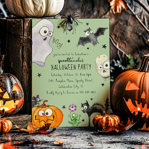 Cute Children's Fun Halloween Invitation