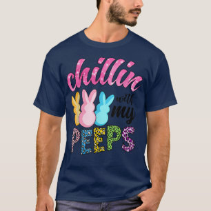 Cute Chillin With My Students Easter Day Funny Tea T-Shirt