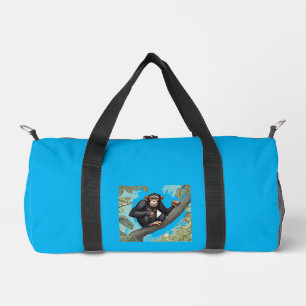 Cute Chimpanzee Duffle Bag
