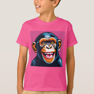 Cute Chimpanzee Laughs T-Shirt