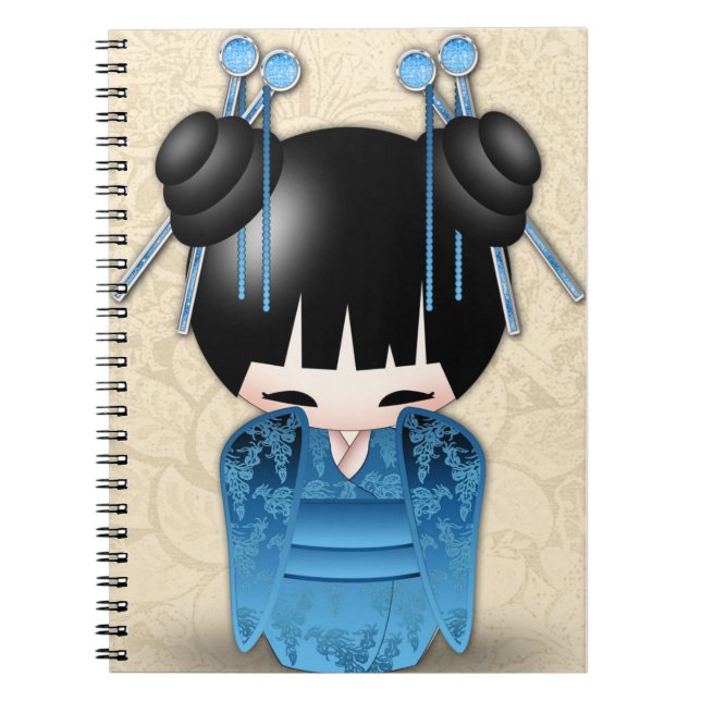 Cute China Doll Notebook (Front)