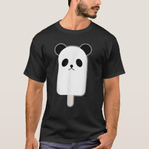 Cute China Giant Panda Bear Ice cream Summer Pool T-Shirt