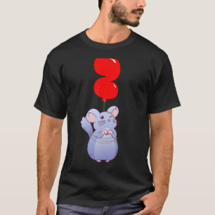Cute Chinchilla   2nd Birthday   Kids Balloon Part T-Shirt