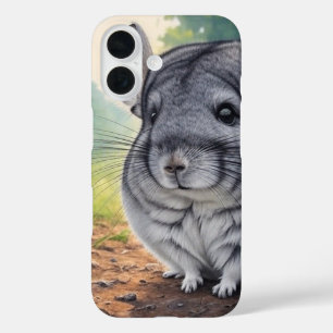 Cute Chinchilla iPhone 16 Case