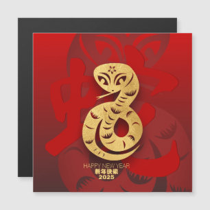 Cute Chinese New Year Snake 2025 SqMC
