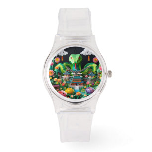 Cute Chinese New Year Snake Origami WGW8 Watch