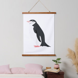 Cute Chinstrap Penguin Funny Antarctic Animal Love Hanging Tapestry