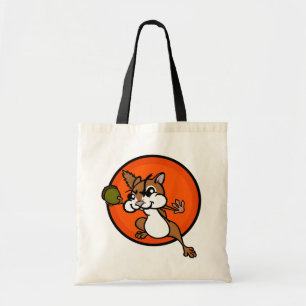 CUTE CHIPMUNK BUDGET TOTE BAG