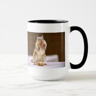 Cute Chipmunk Eating a Peanut Mug