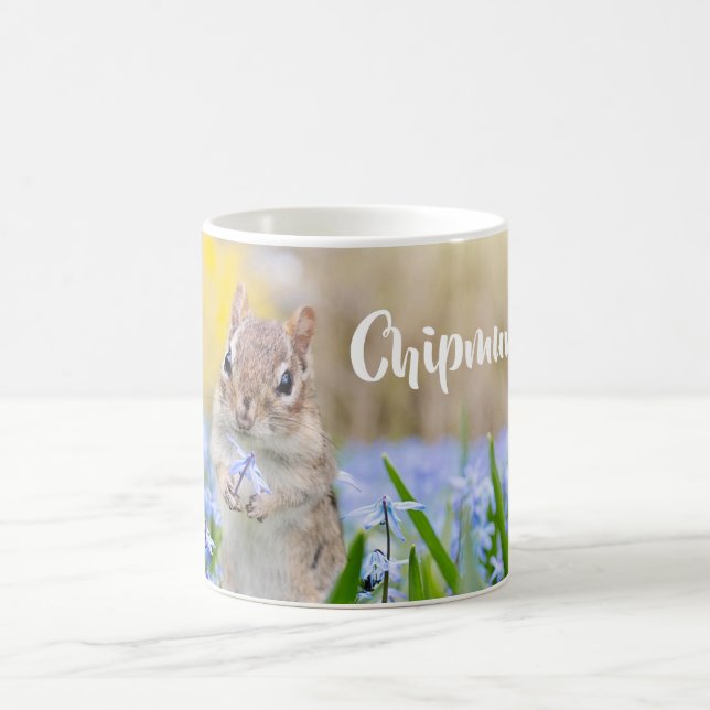 Cute Chipmunk Love Coffee Mug (Center)