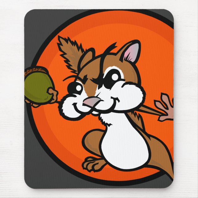 CUTE CHIPMUNK MOUSE PAD (Front)