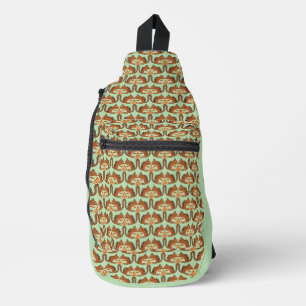 Cute Chipmunks Fall Wedding Patterned Sling Bag