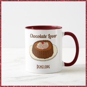 Cute Chocoholic Chocolate Lover Mug