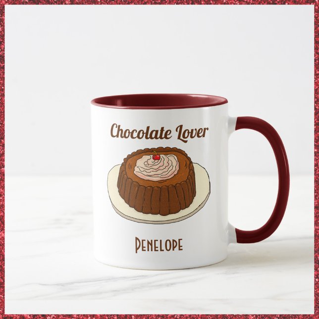 Cute Chocoholic Chocolate Lover Mug (Creator Uploaded)