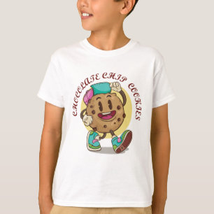 Cute Chocolate Chip Cookie Character – Funny Carto T-Shirt