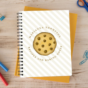 Cute Chocolate Chip Cookies Custom Notebook