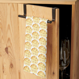 Cute Chocolate Chip Muffin Tea Towel
