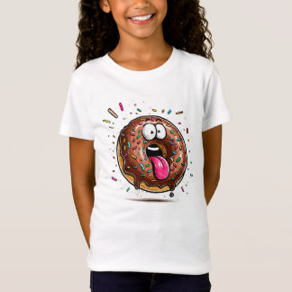 Cute Chocolate Glazed Sprinkles White Tee