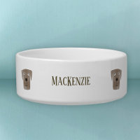 Cute Chocolate Labrador Retriever Dog Custom Name