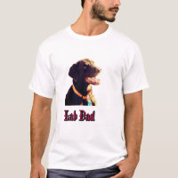 Cute Chocolate Labrador Retriever Dog Portrait